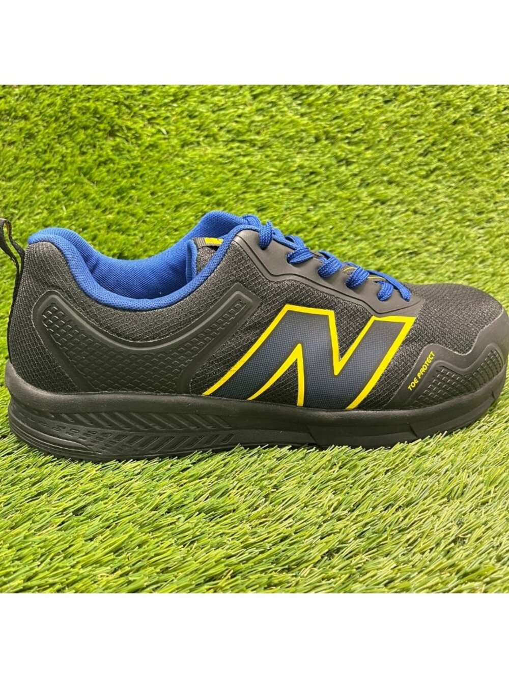 New Balance Evolve EH Mens Size 10 4E Black Yellow Alloy Toe Safety Work Shoes